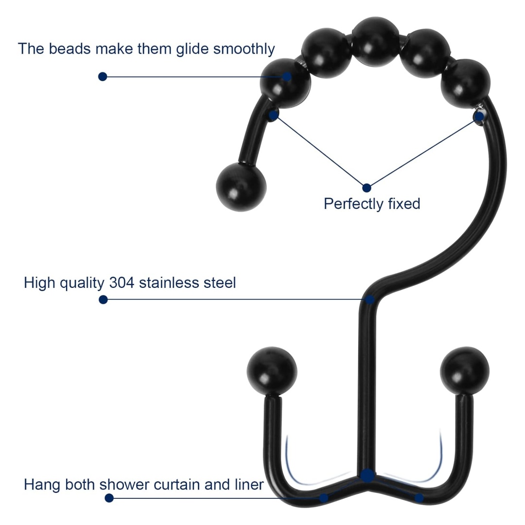 Shower Curtain Hook, Sturdy St - Curtain Rods review and price