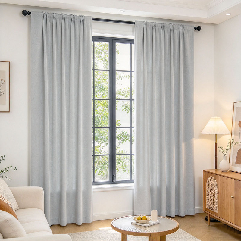 2pcs Solid Velvet Rod Pocket C - Curtain Rods review and price