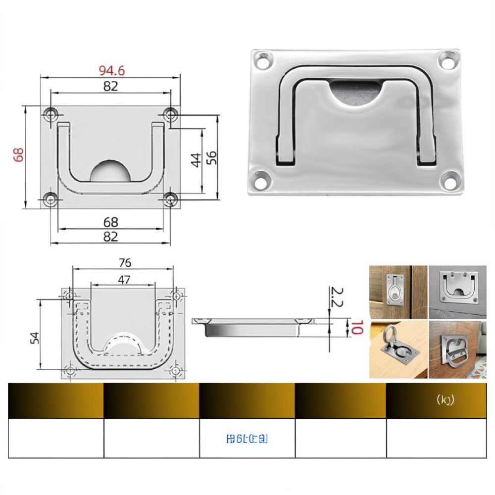 316 Stainless Steel Round Flus - Door Handle review and price