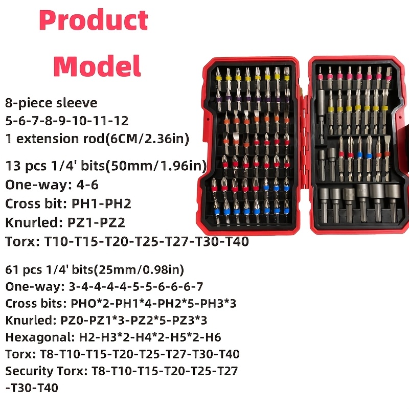 83Pcs Screwdriver Bit Set Impa - Drill Bits review and price