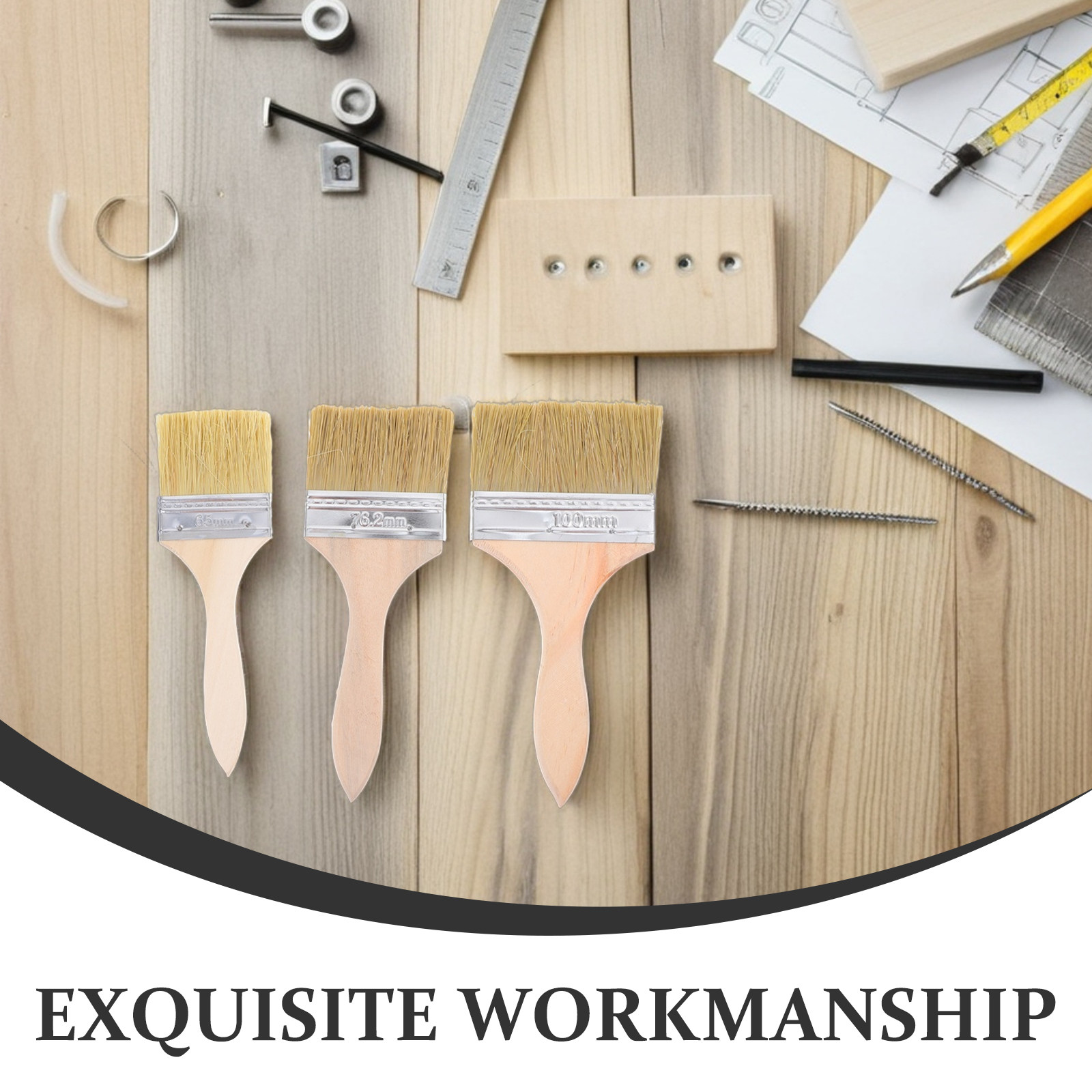 3Pcs Thickened Wooden Handle P - Home Improvement Fence review and price
