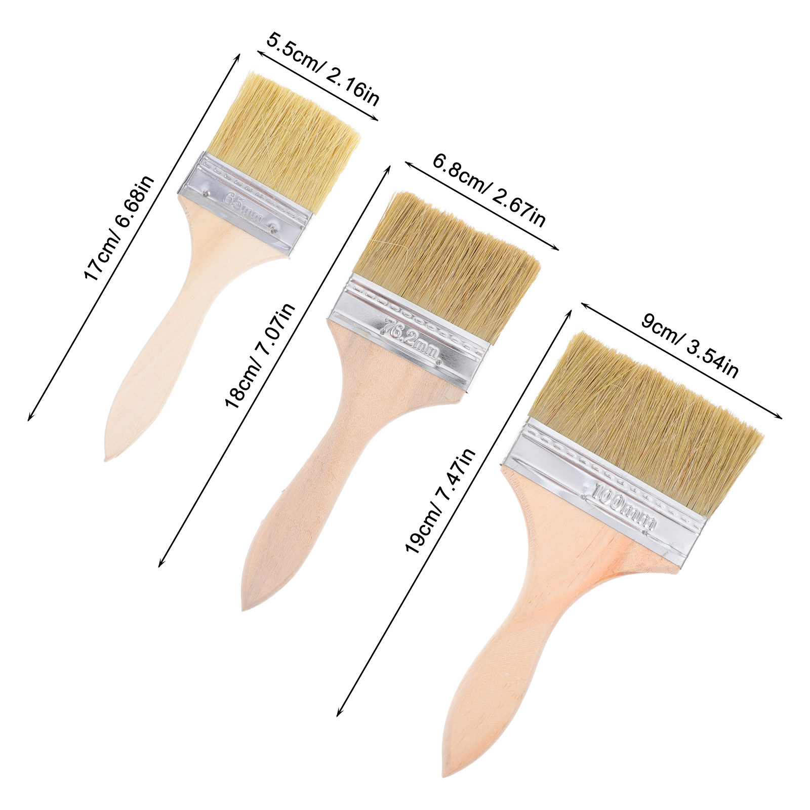 3Pcs Thickened Wooden Handle P - Home Improvement Fence review and price