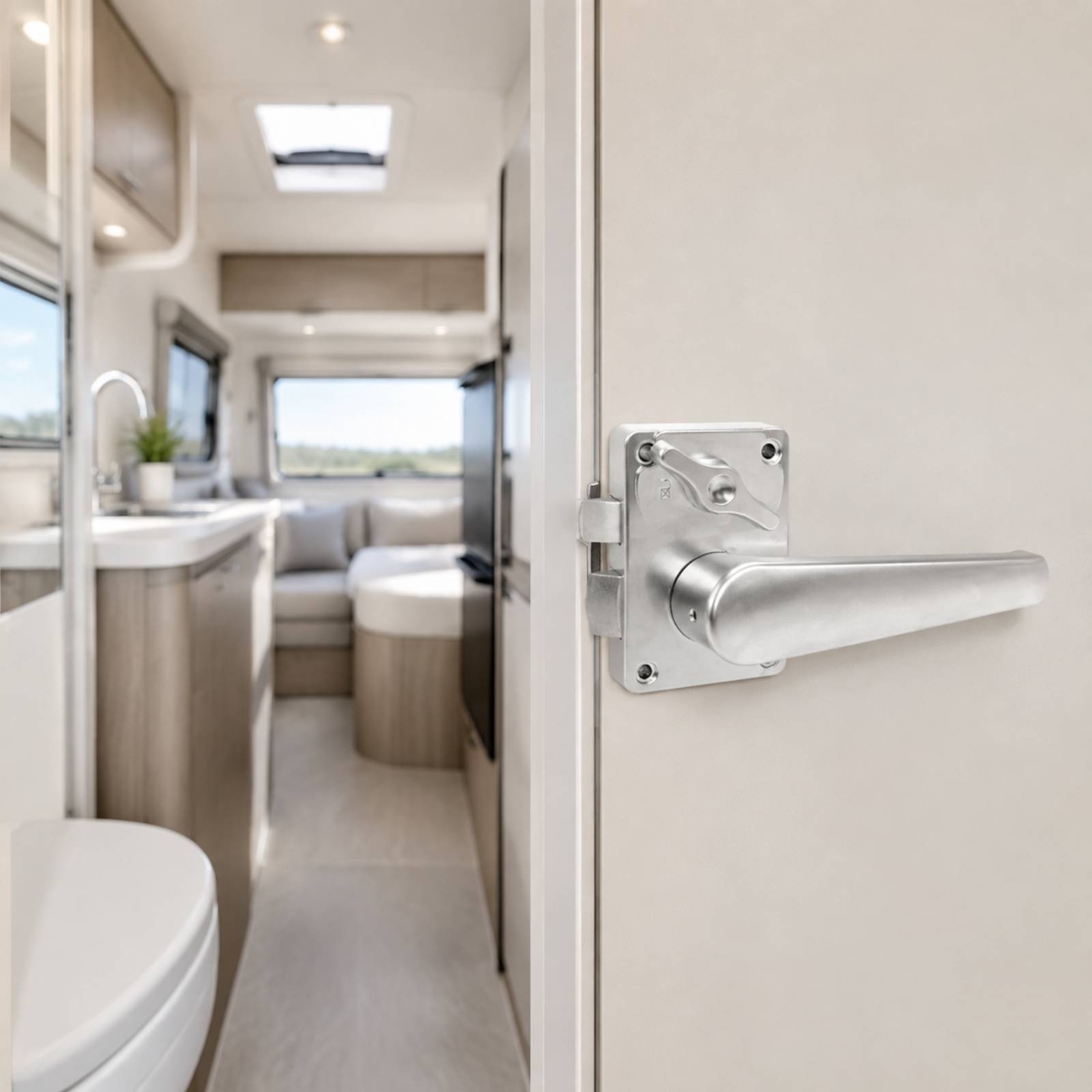 RV Bathroom Door Lock Compact  - Door Lock review and price